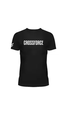 CrossForce Unisex Sport T-Shirt Zwart